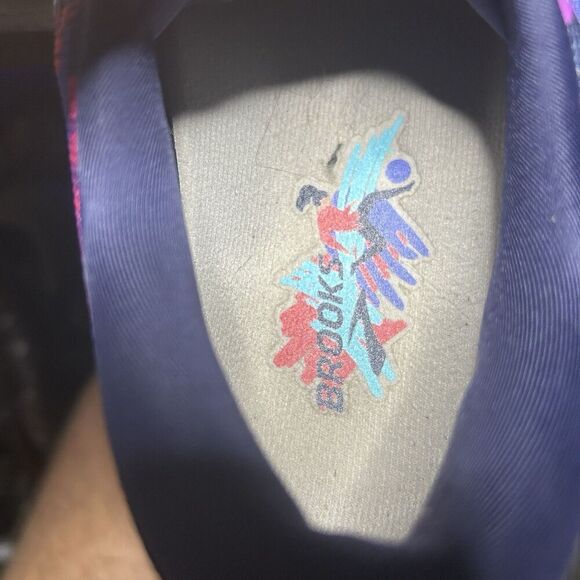 Women’s Brooks Ghost 15 Purple Blue Sneakers Running Shoes 10 Empower Her - Picture 12 of 15